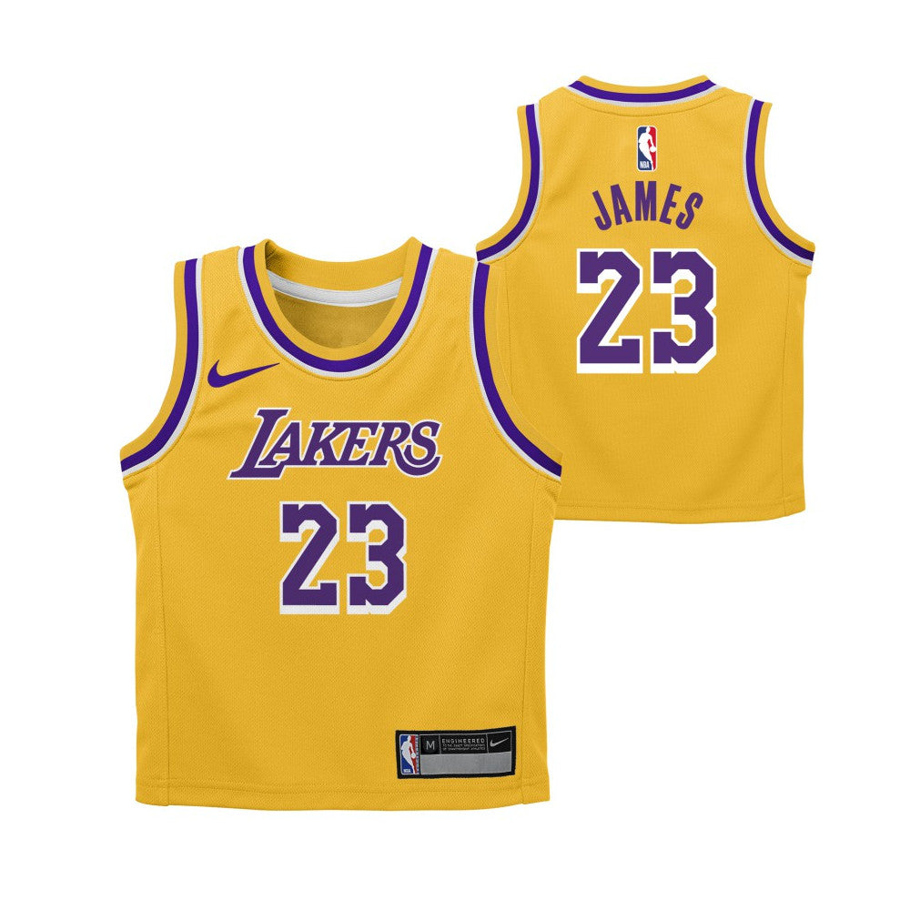 lebron james lakers yellow jersey