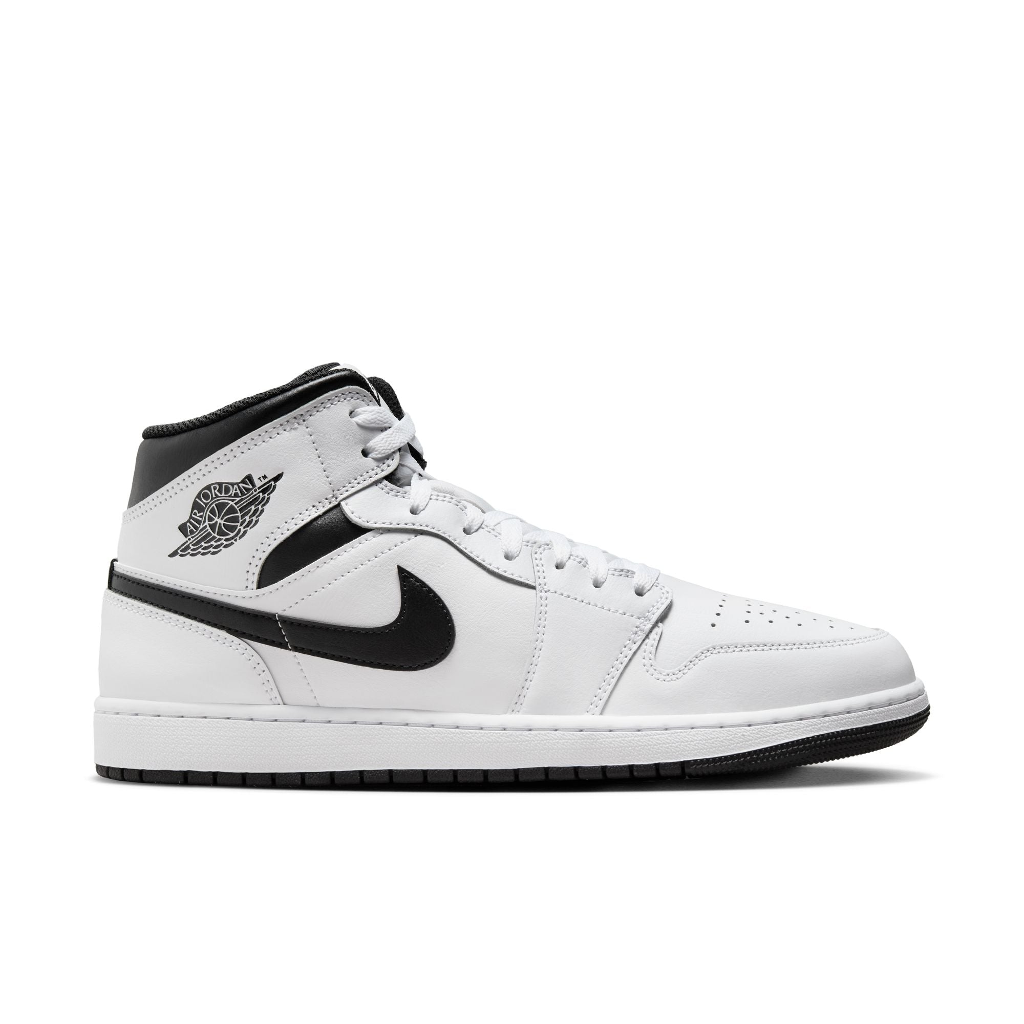Air Jordan 1 Mid Men's Shoes 'White/Black' – Bouncewear
