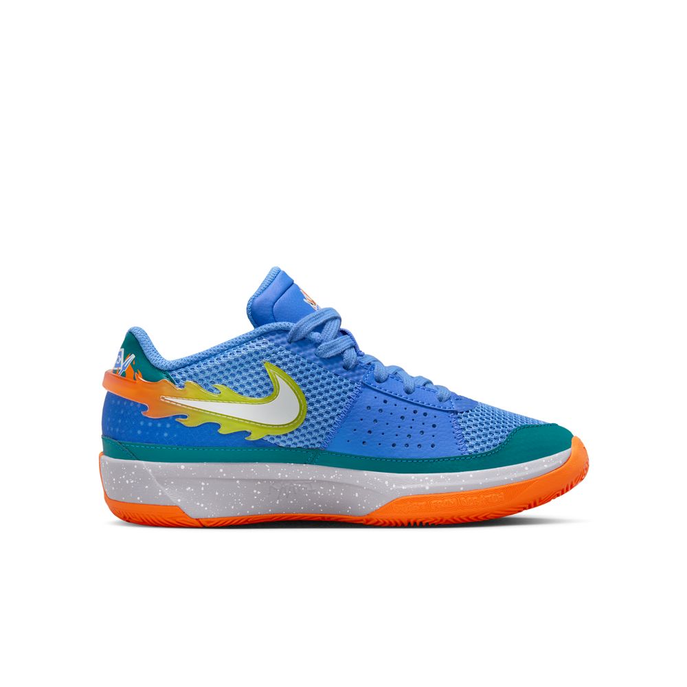 nike basketball shoes blue and orange