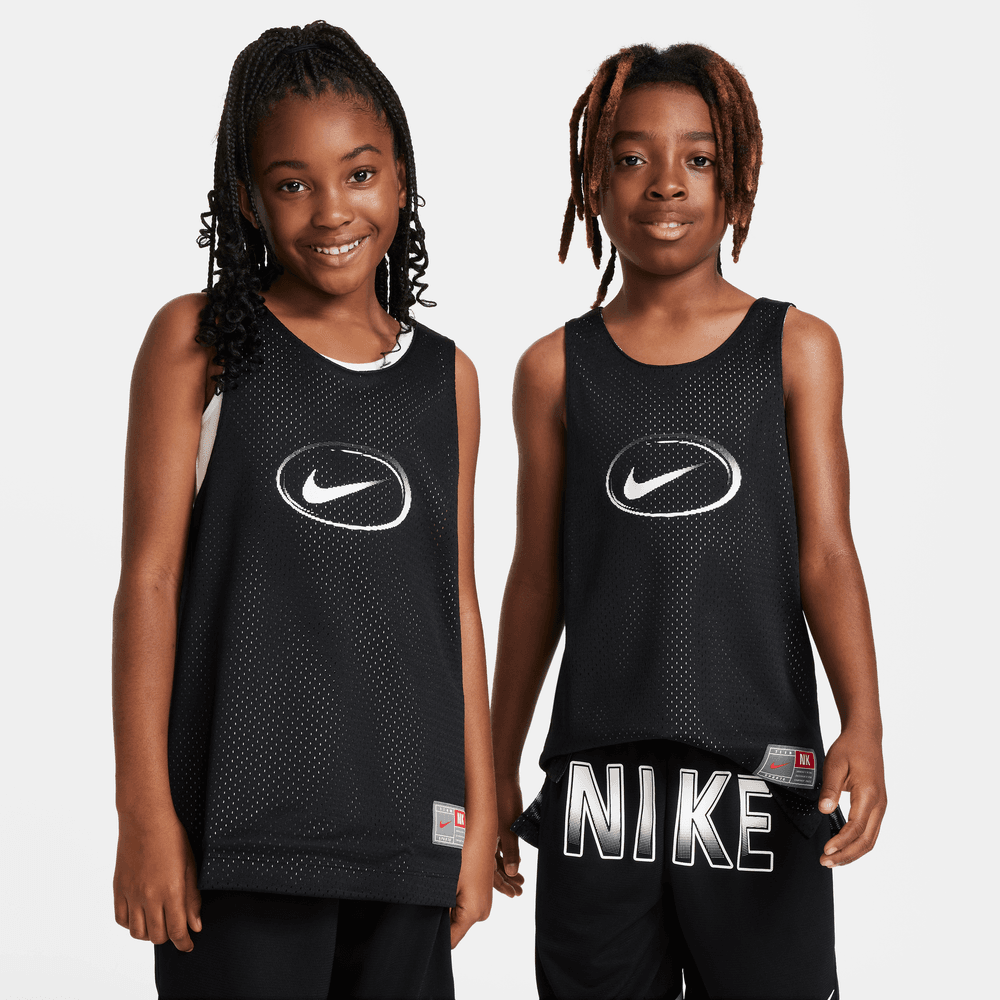 Nike Culture of Basketball Big Kids' Reversible Jersey 'Black/White' –  Bouncewear