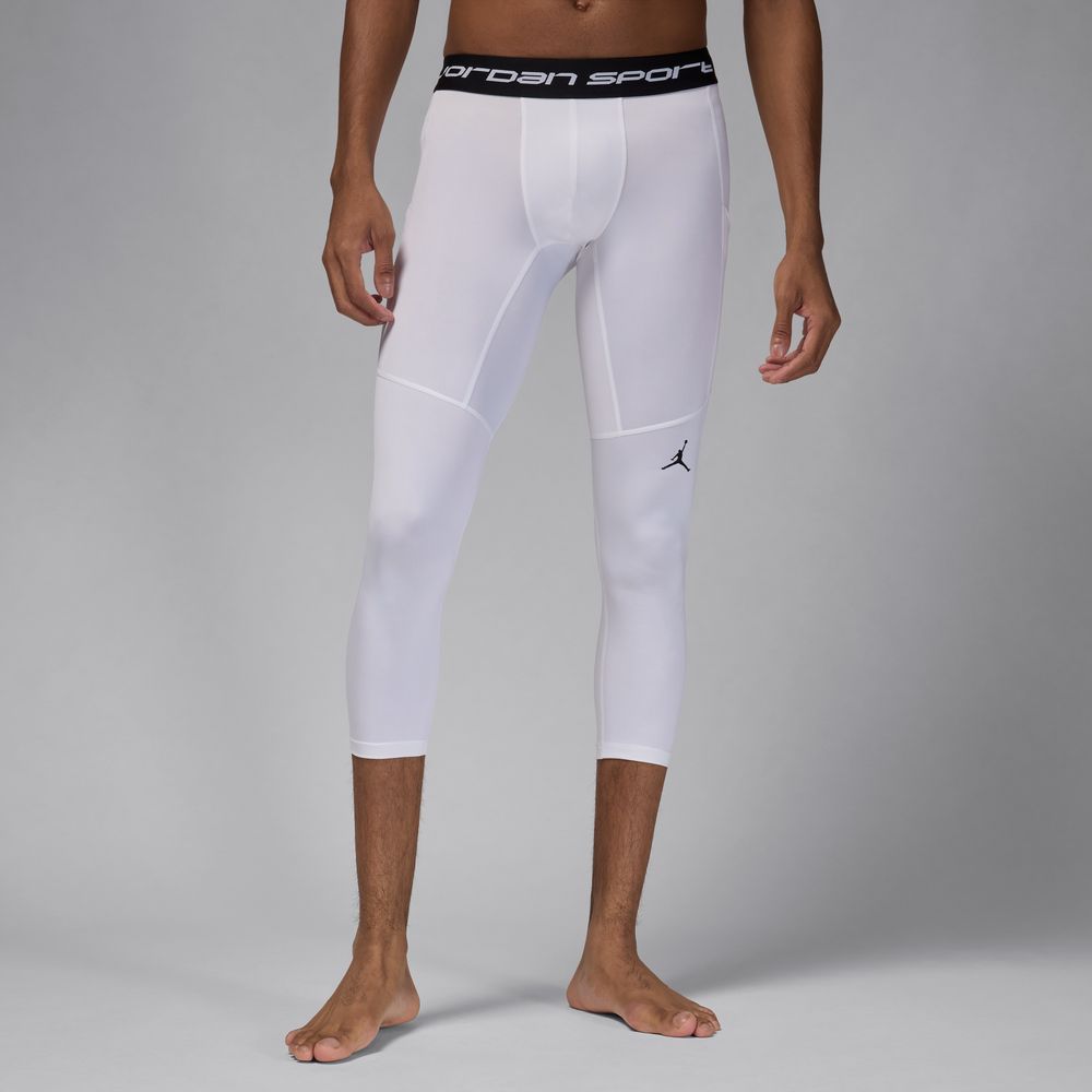 Jordan Sport Men's Dri-FIT 3/4-Length Tights 'White/Black