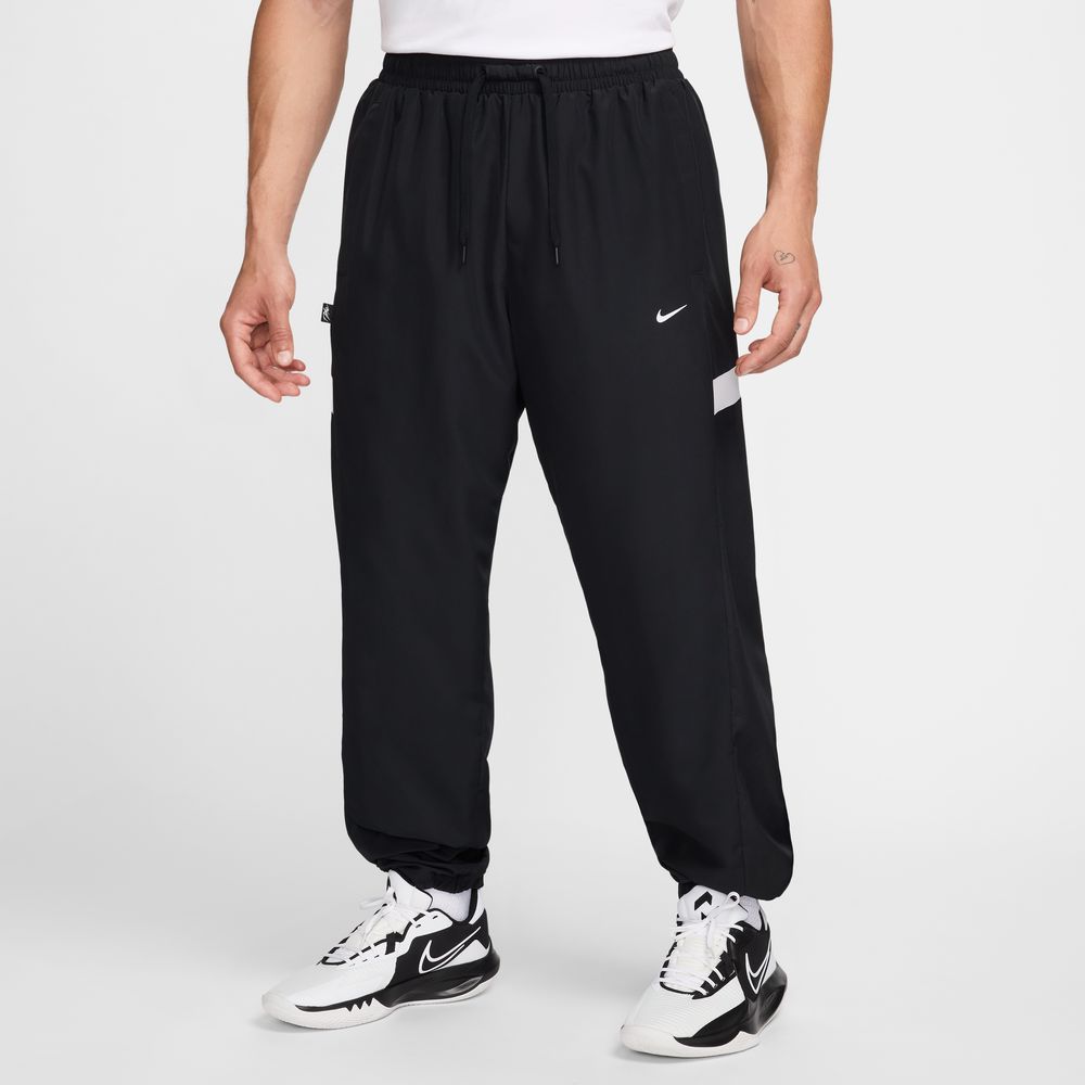 nike woven basketball pants black