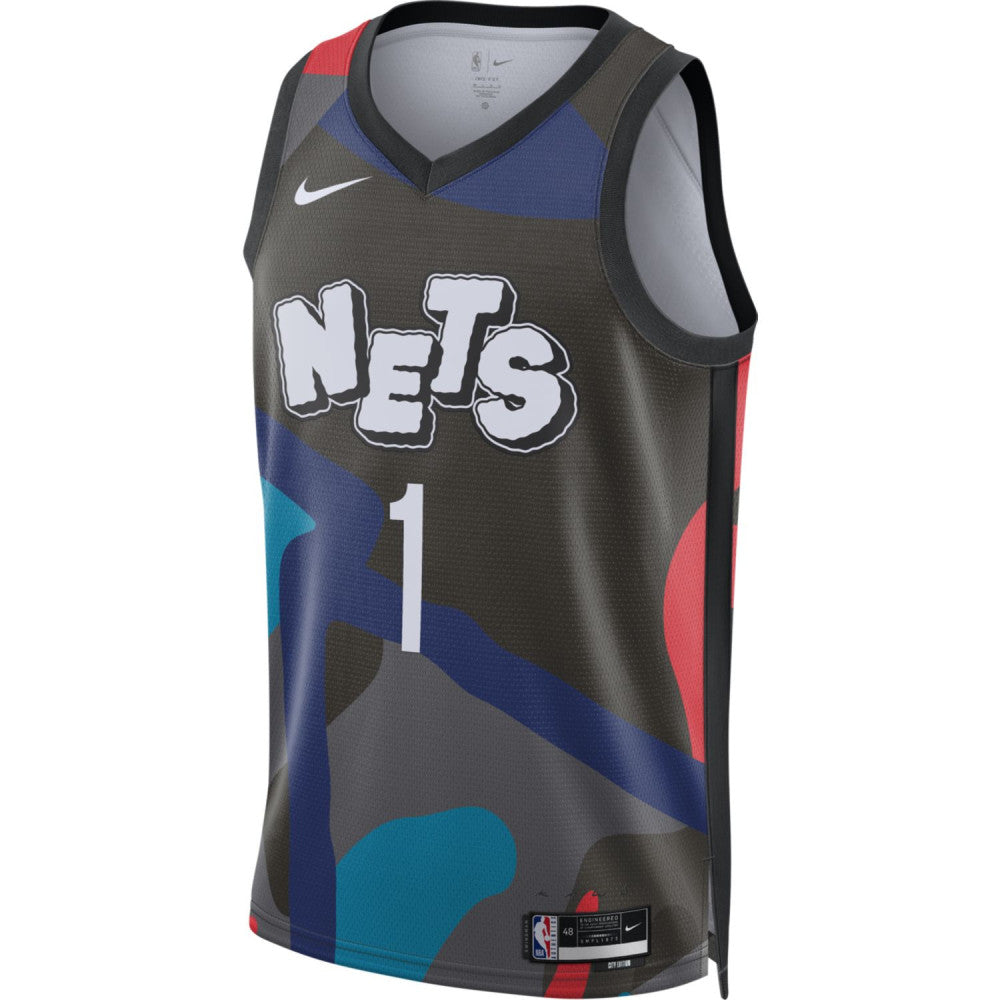 City Edition Maillot Brooklyn 2021 Nets Basquiat Brooklyn Nets