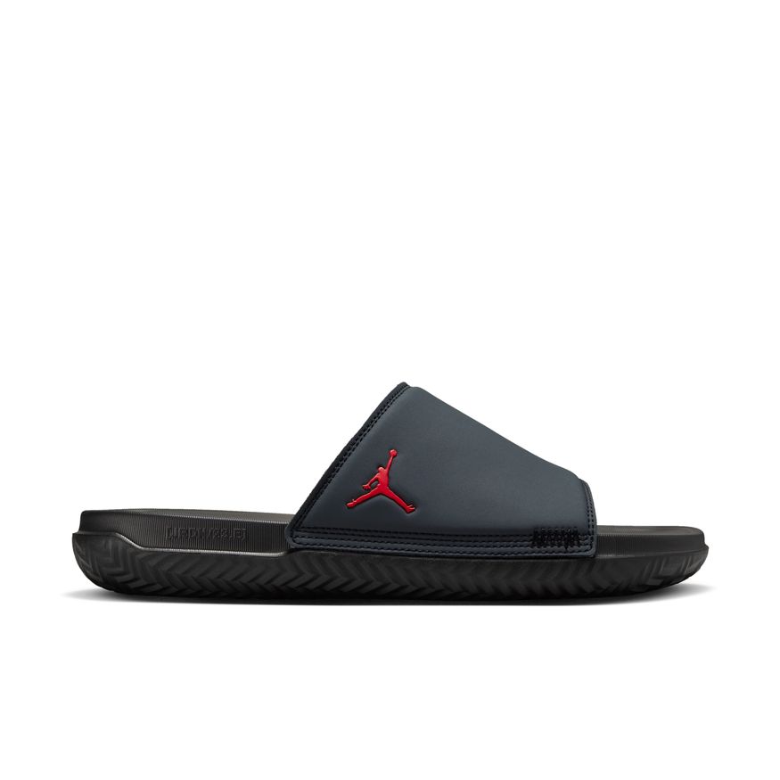 jordan red and black slides
