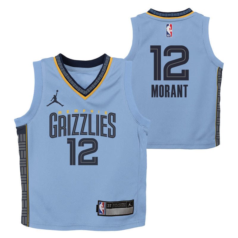 Ja Morant Icon Replica Jersey Memphis Grizzlies Jordan NBA (0-7 years) 'Blue'