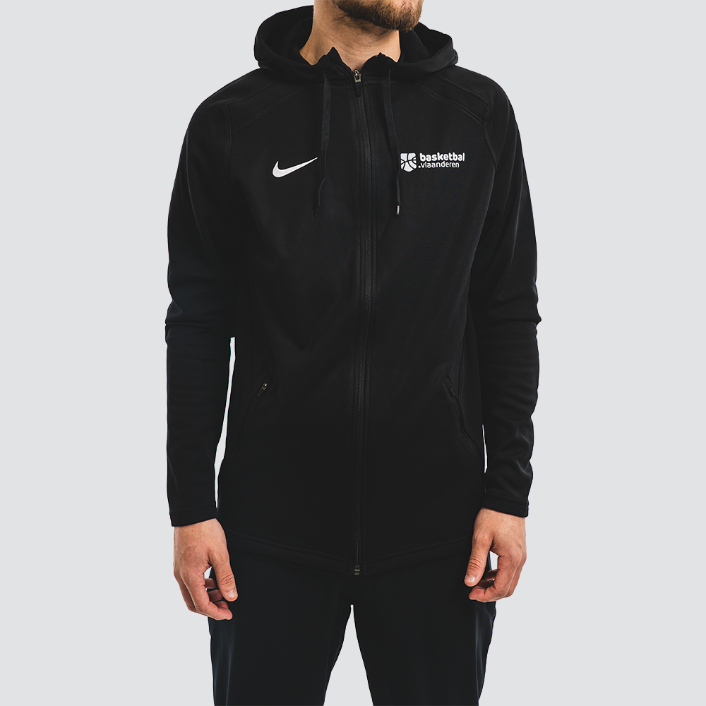 Basketbal Vlaanderen Nike Full Zip Hoodie Men 'Black'
