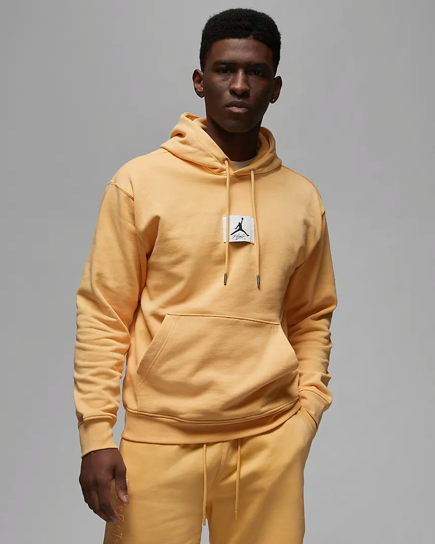 Jordan Flight Fleece Men's Pullover Hoodie 'Gold/Sail'