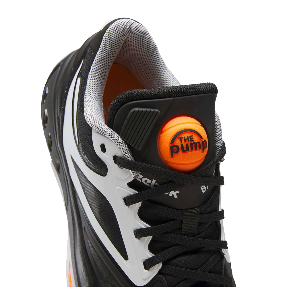 Reebok Engine A Pump Basketball Shoes 'White/Black/Orange'