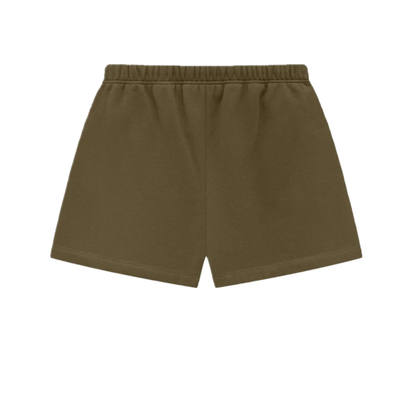 Fear Of God Essentials Fleece Soccer Shorts 'Olive'