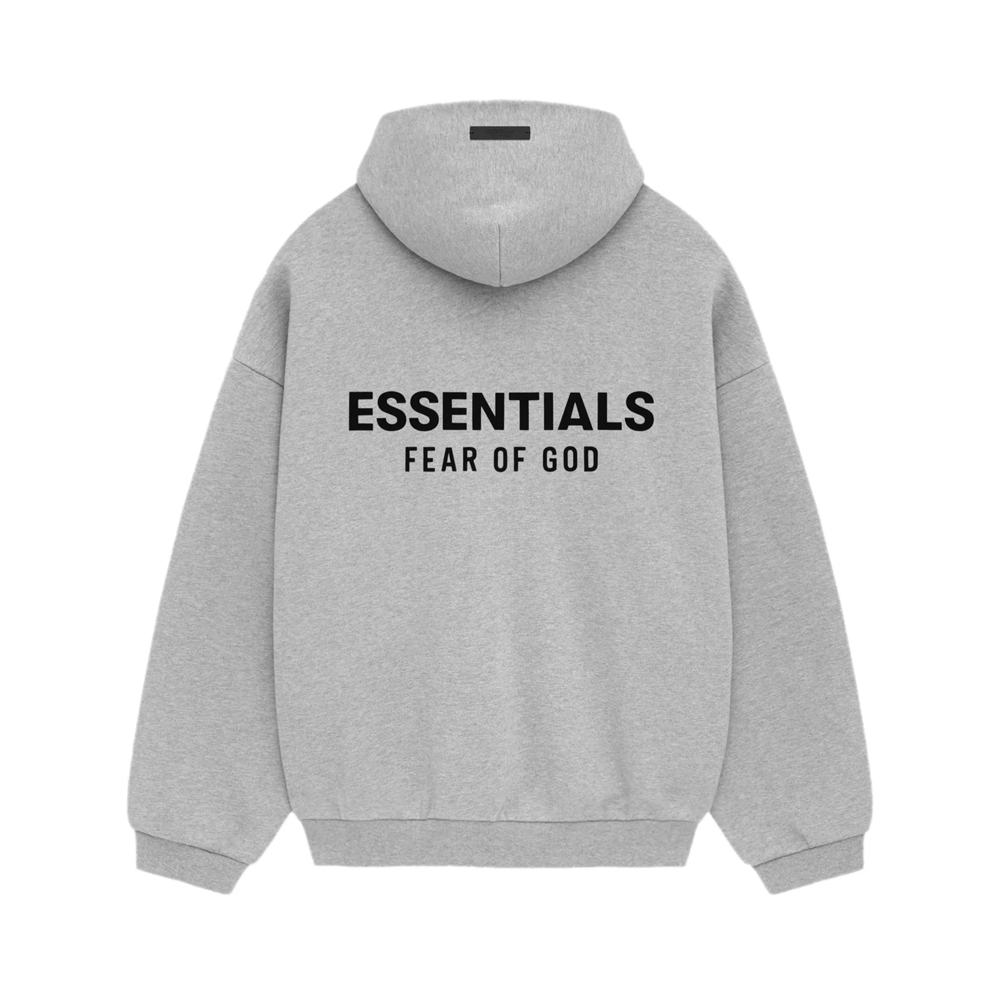 Fear Of God Essentials Hoodie 'Light Heather Grey'