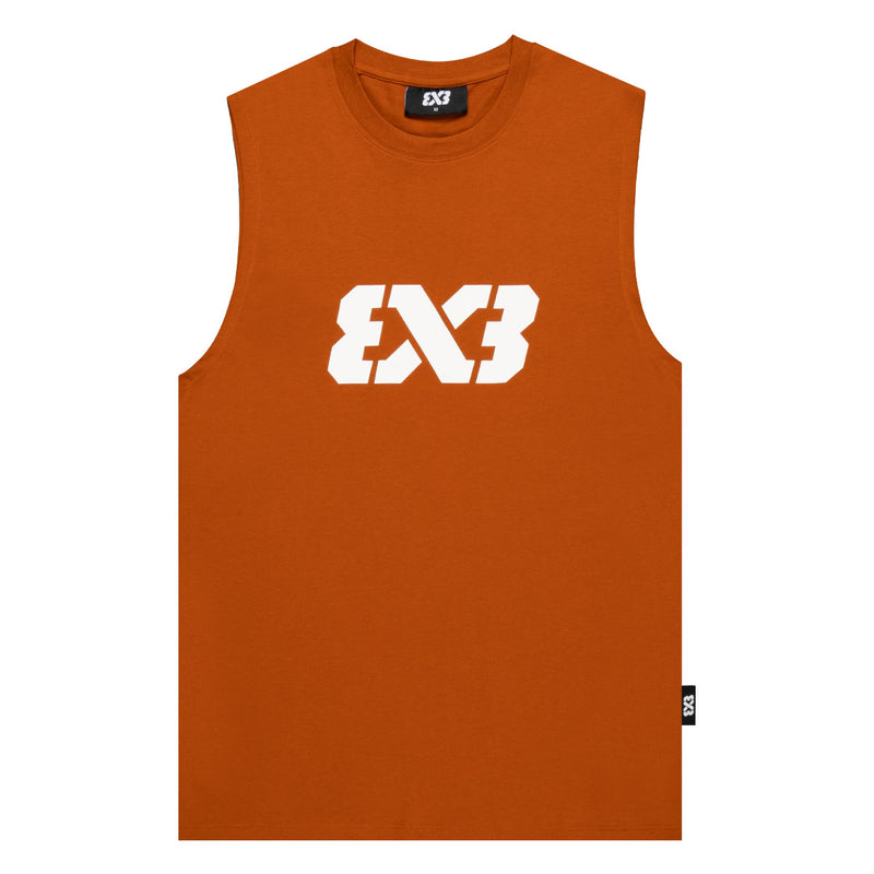 3X3 Sleeveless Tank Top 'Umber'