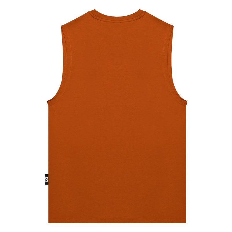 3X3 Sleeveless Tank Top 'Umber'