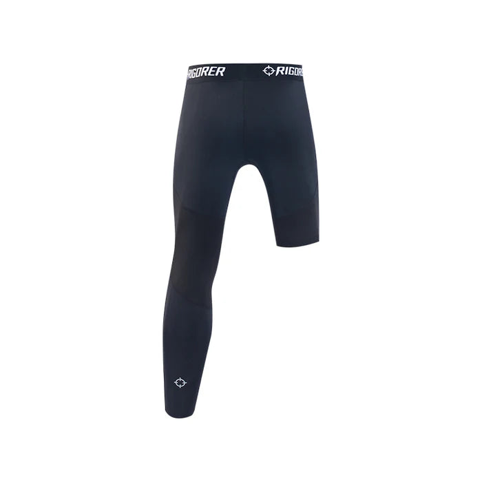 Rigorer Asymmetric Compression Trousers Left Short and Right Long 'Black'