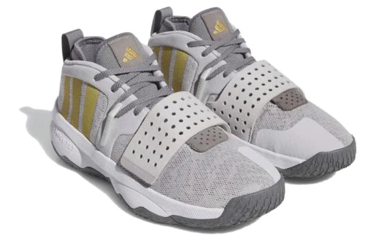 Adidas Dame 8 Extply 'Light Solid Grey/Gold Metallic'