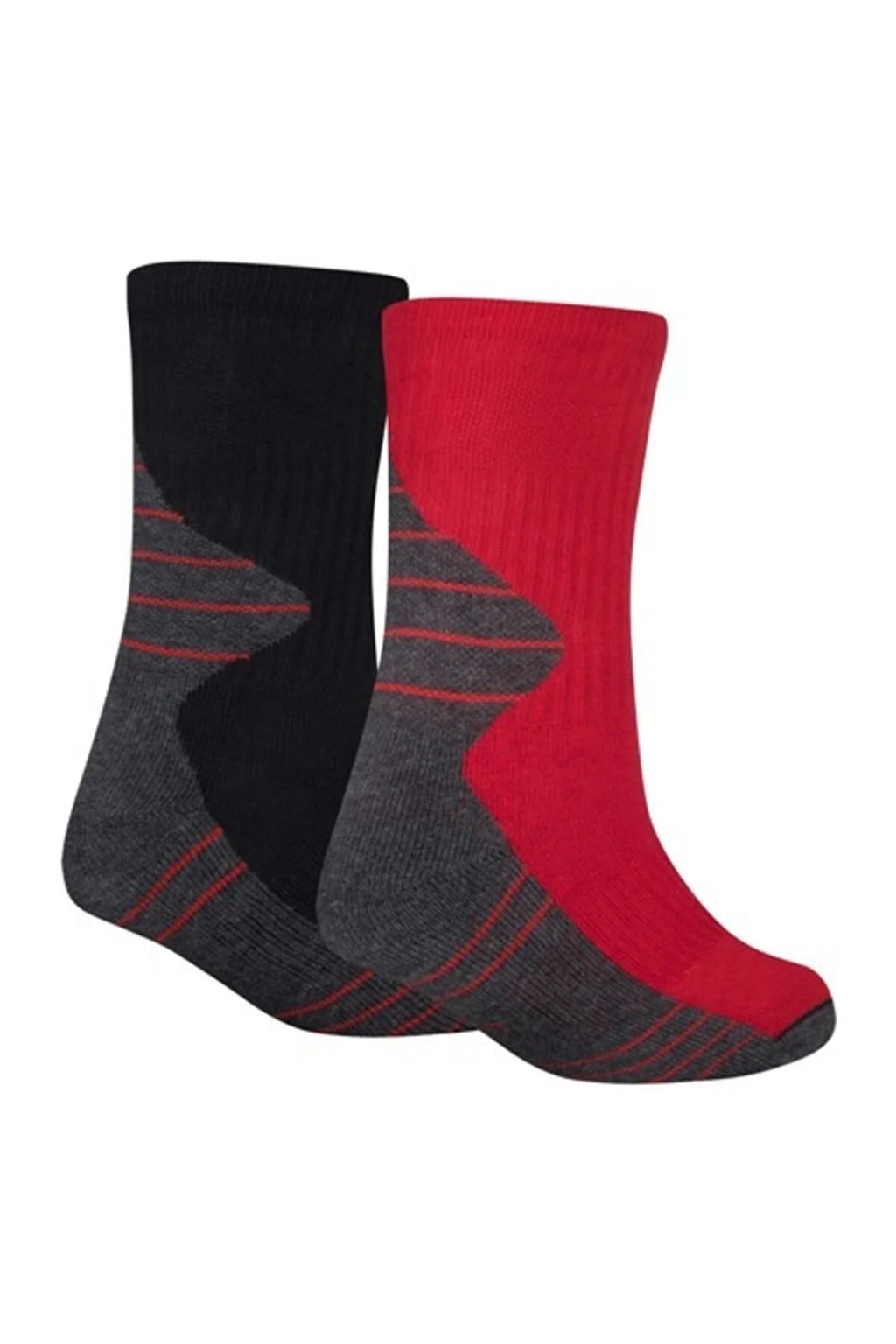 Jordan Jumpman Crew 2 Pack Kids Socks 'Black/Red'