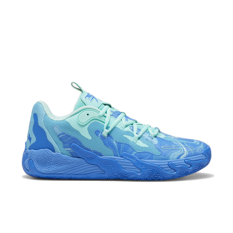 PUMA MB.03 Low Team "Hyperlink Blue" Basketball Shoes 'Hyperlink Blue/Bright Aqua/'Electric Peppermint'