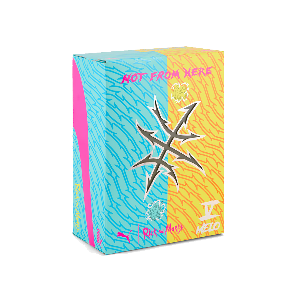 Puma MB.05 Rick & Morty Basketball Shoes 'Rickie Orange-Electric Peppermint'