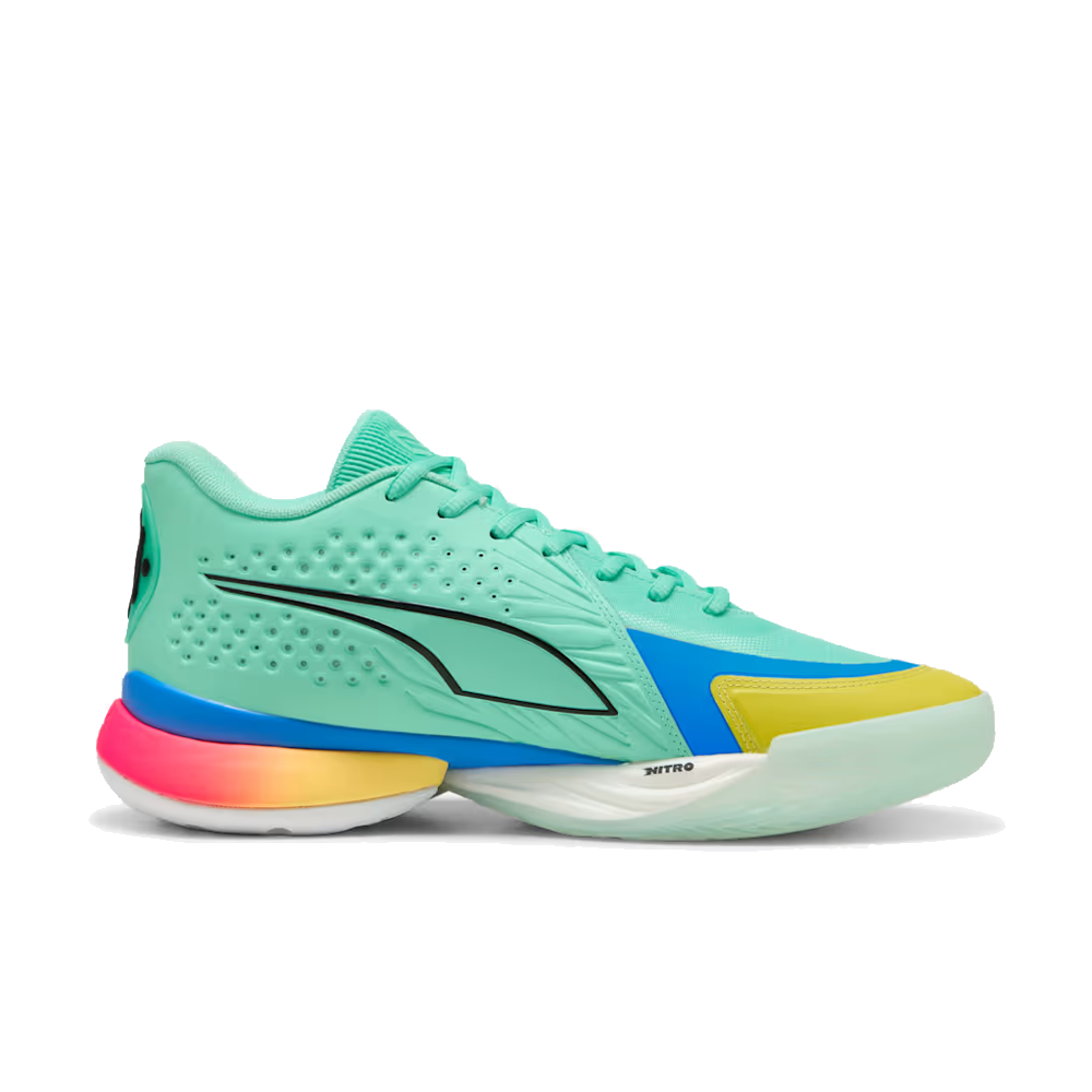 Puma Stewie 5 Turbo Basketball Shoes 'Mint Jelly-PUMA Black-Lemon Crush'
