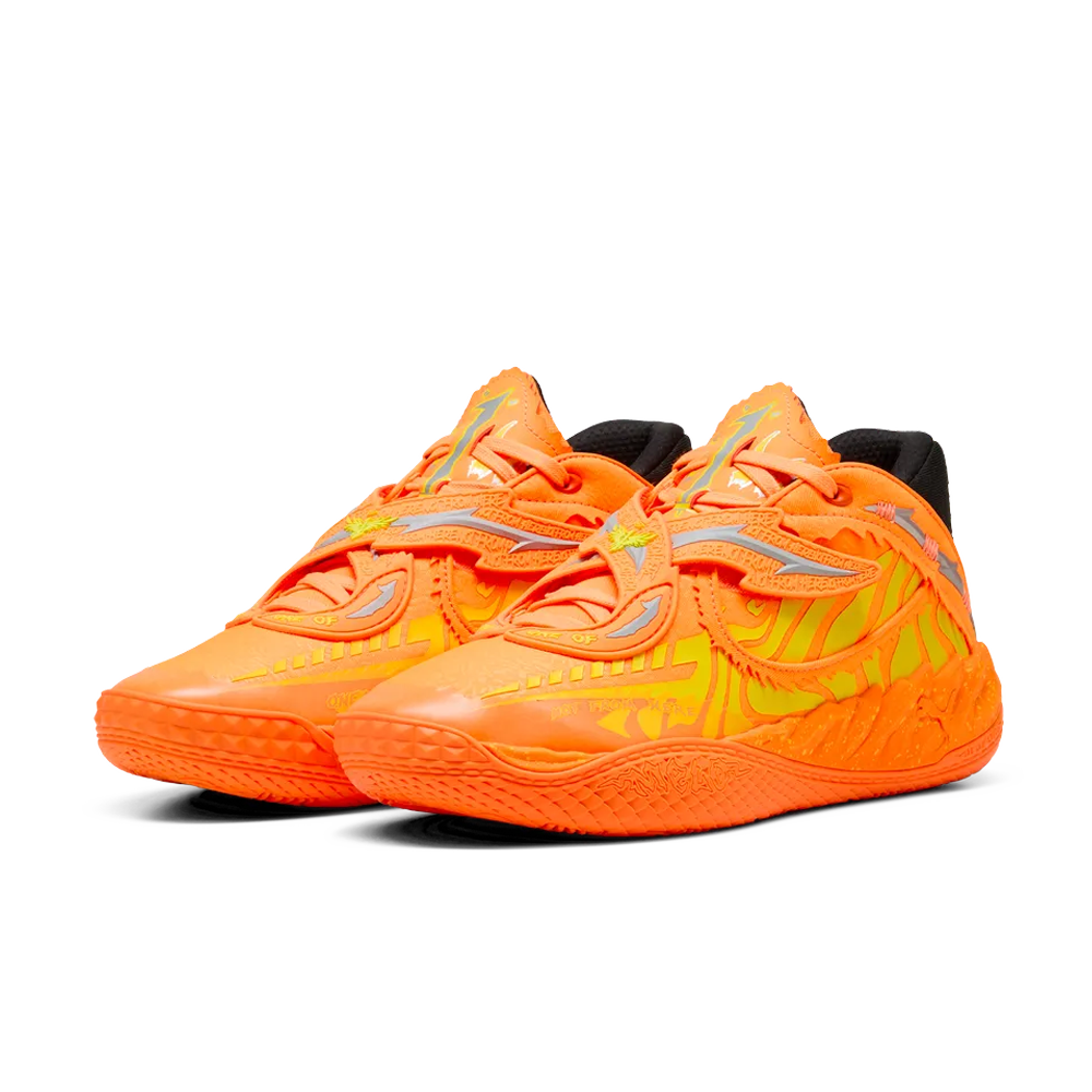 Puma MB.05 Fast & Furious Basketball Shoes 'LA Heat Fire-Lux Lime'