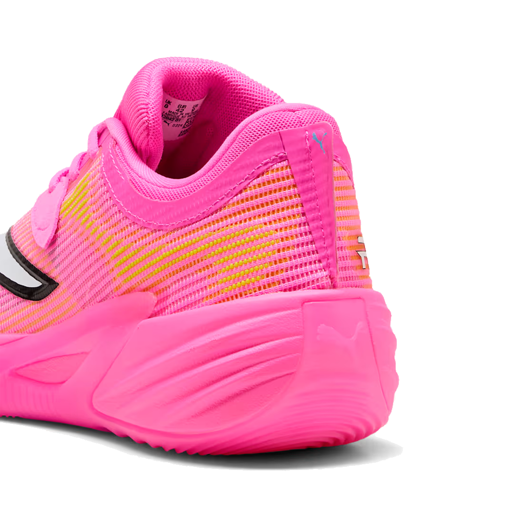 Puma All-Pro NITRO 2 Showtime Basketball Shoes 'Poison Pink-Bright Aqua-Lime Squeeze'