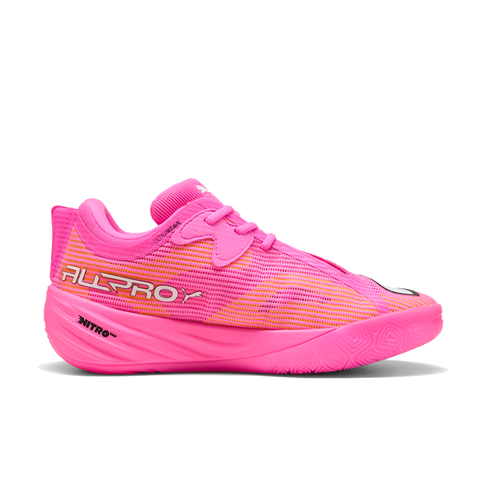 Puma All-Pro NITRO 2 Showtime Basketball Shoes 'Poison Pink-Bright Aqua-Lime Squeeze'