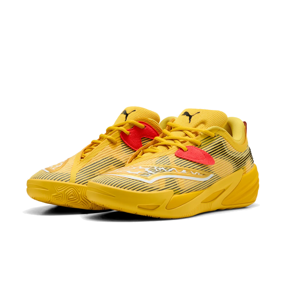 Puma All-Pro Nitro 2 Pokémon Pikachu Basketball Shoes 'Sun Ray Yellow / Red Glamour'