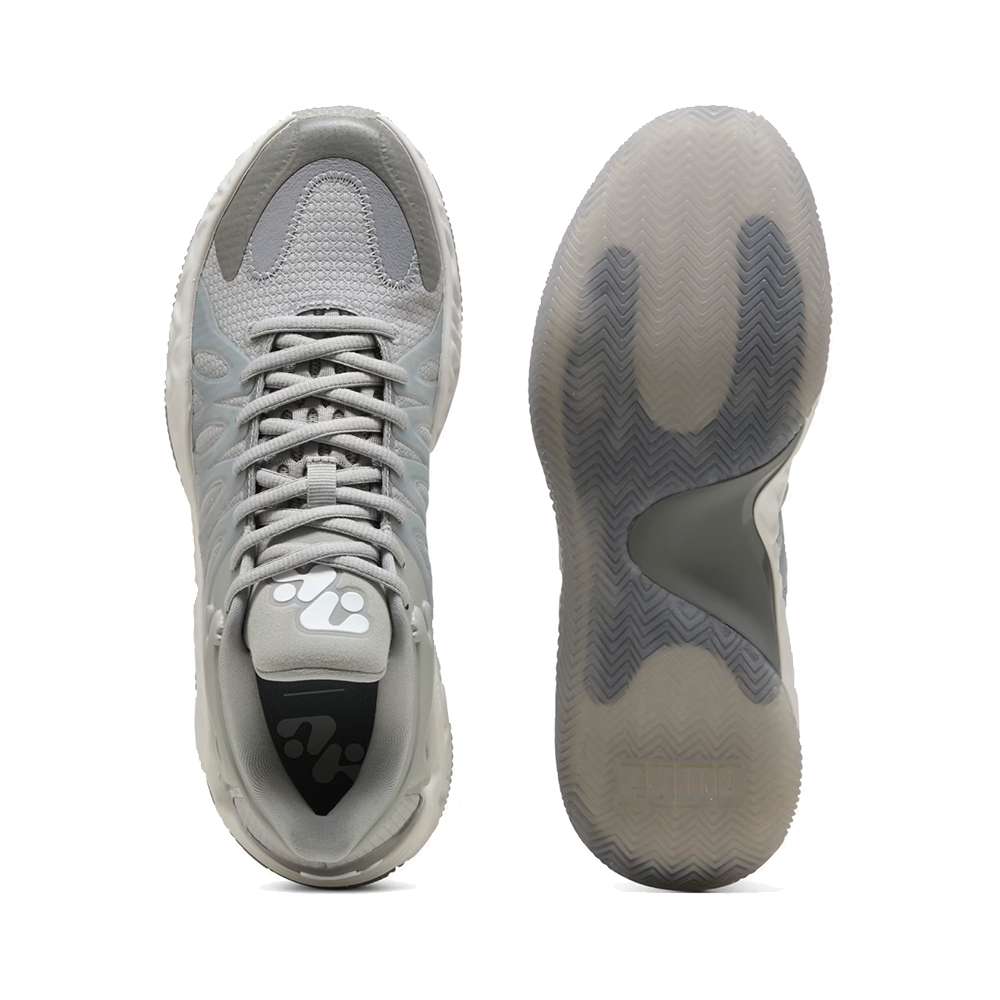 Puma Hali 1 "Smoke" Men's Basketball Shoes 'Grey Echo/Feather Gray'