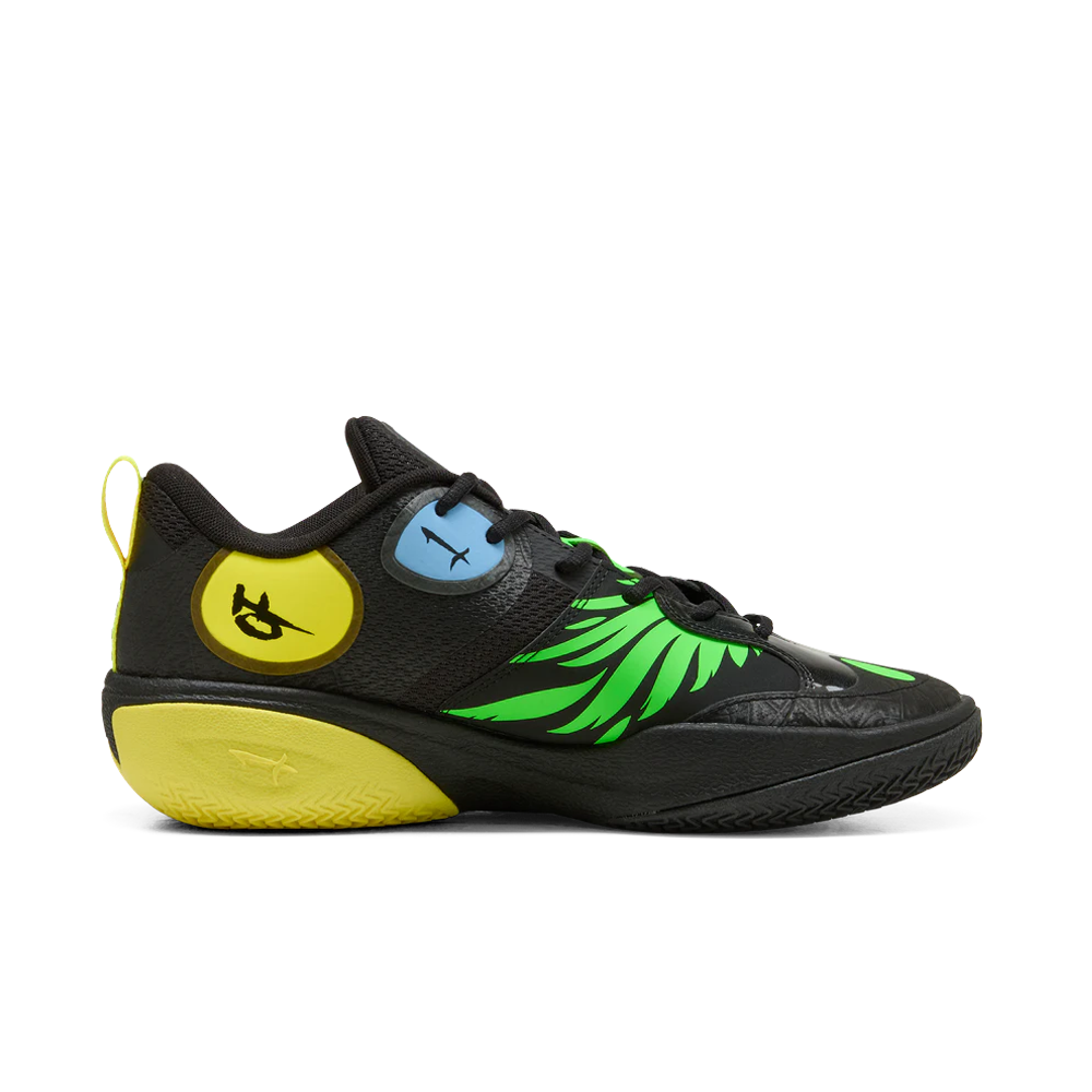 Puma MB World 01 Kids 'Black/Lemon Crush'