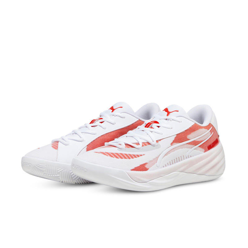 Puma All-Pro Nitro Basketball Shoe Team white /red