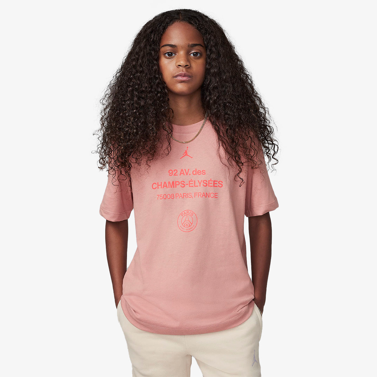rust pink t shirt