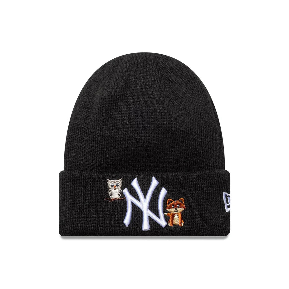 New Era New York Yankees Toddler MLB Icon Cuff Knit Beanie Hat 'Black'