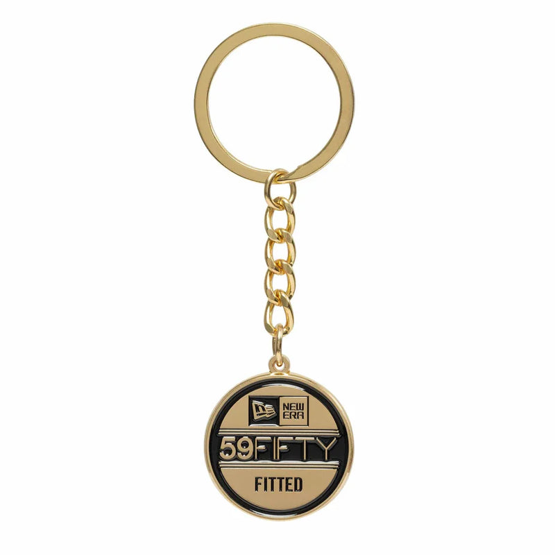 New Era 59FIFTY Sticker Black Key Chain 'Gold'