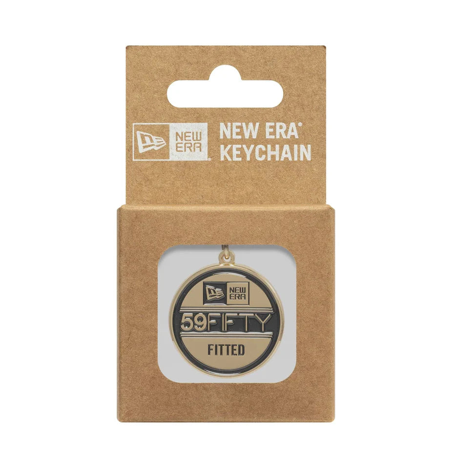 New Era 59FIFTY Sticker Black Key Chain 'Gold'