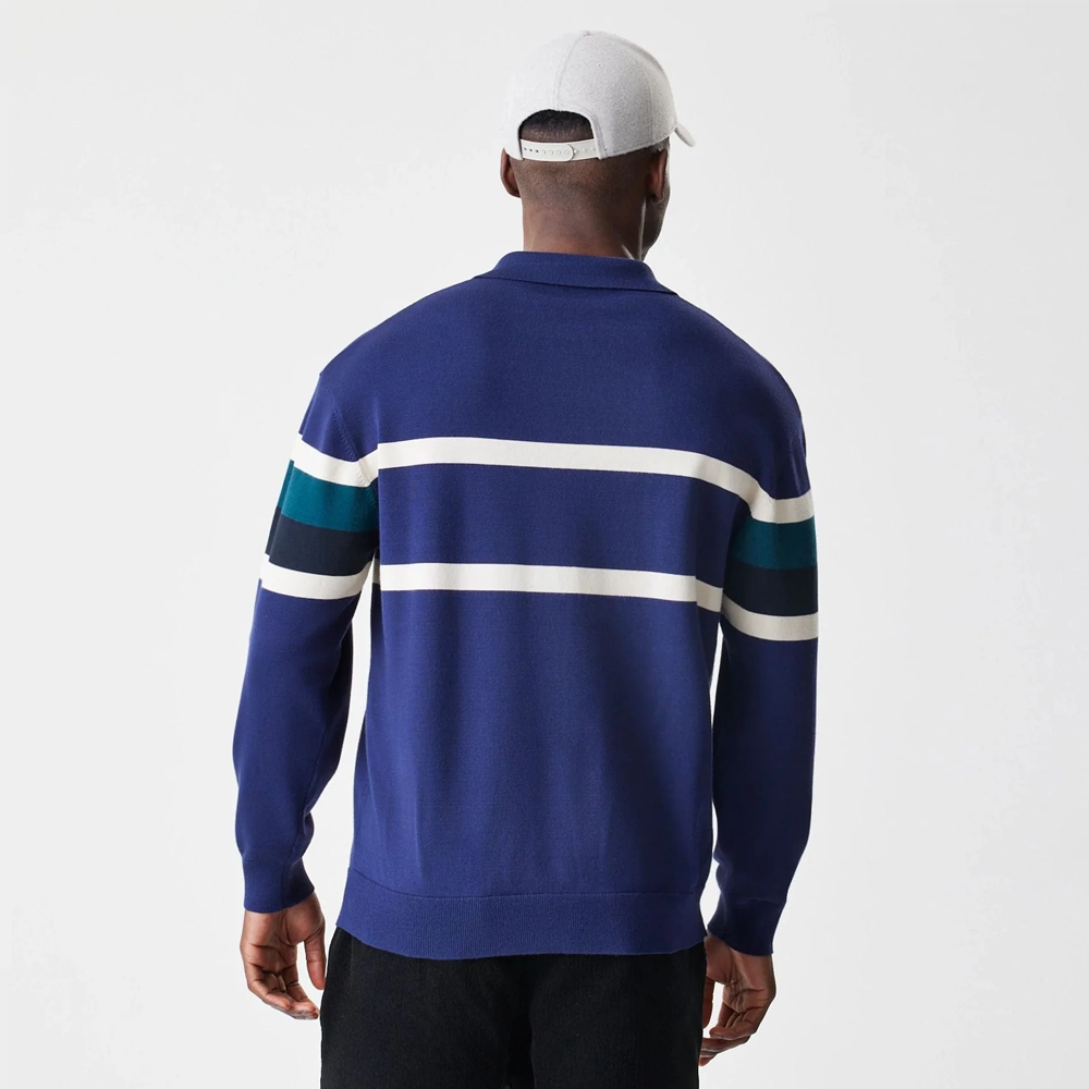 New Era MLB Knit New York Yankees Navy Rugby Shirt