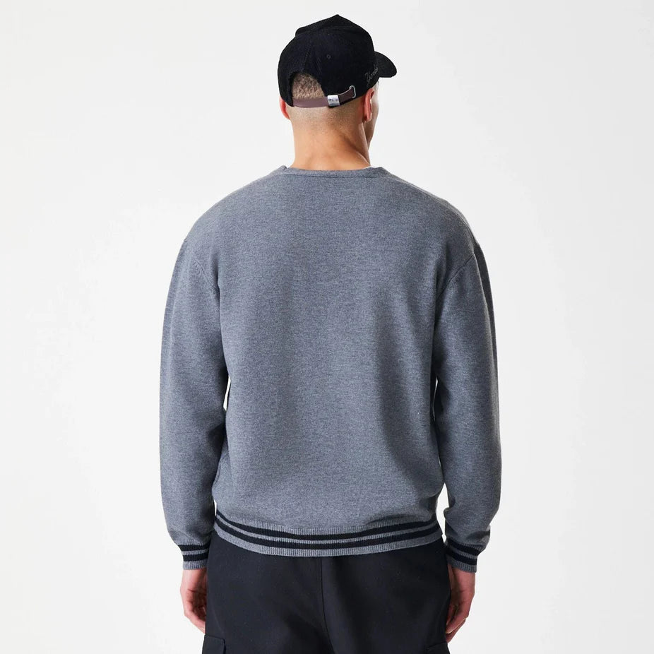 New Era Dark Grey Cardigan 'Grey/Black'