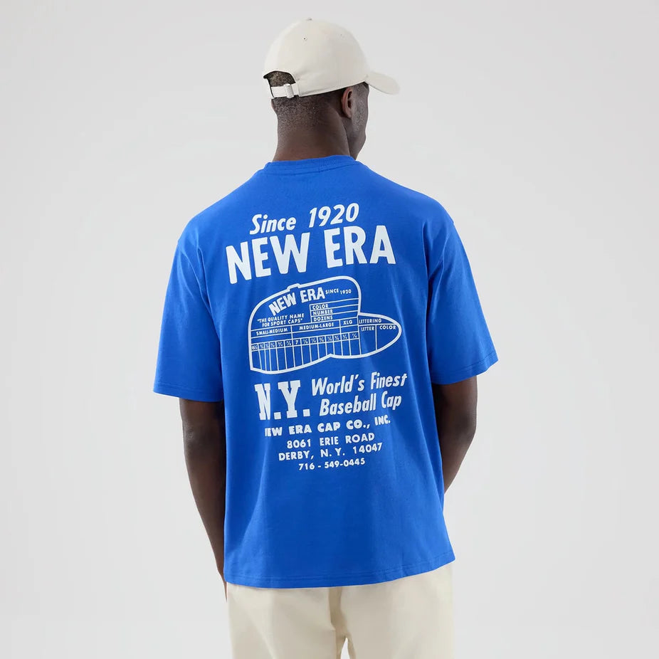 New Era Cap Graphic Oversized T-shirt 'Blue'