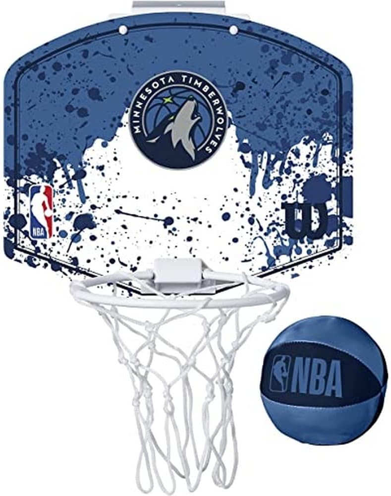 Wilson Minnesota Timberwolves NBA Team Mini Hoop 'Blue'