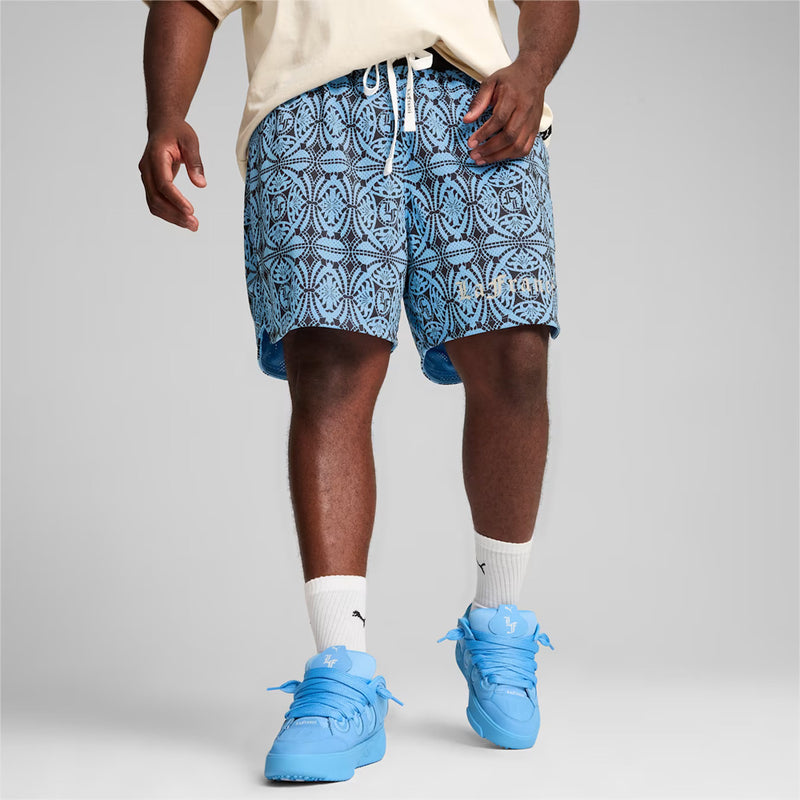 Puma Hoops x LaFrancé Mosaic Short 'Team Light Blue/AOP'