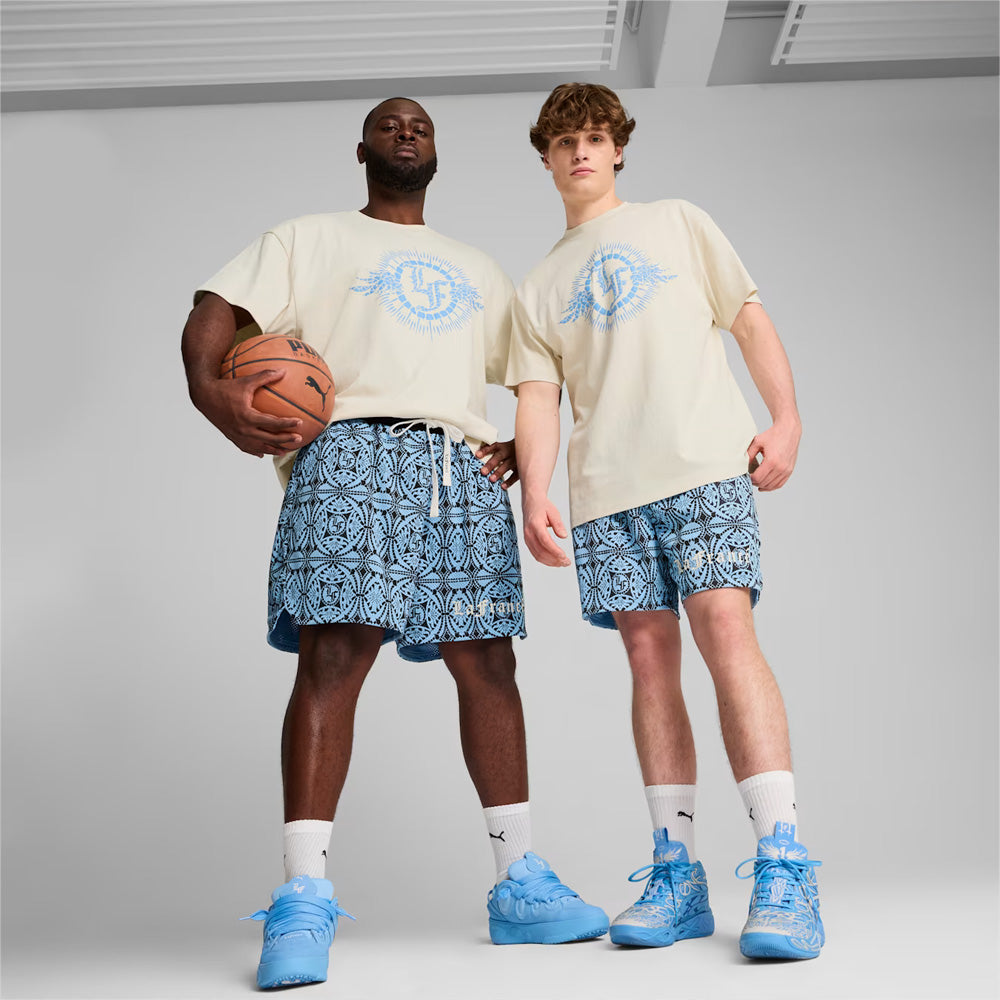 Puma Hoops x LaFrancé Mosaic Short 'Team Light Blue/AOP'