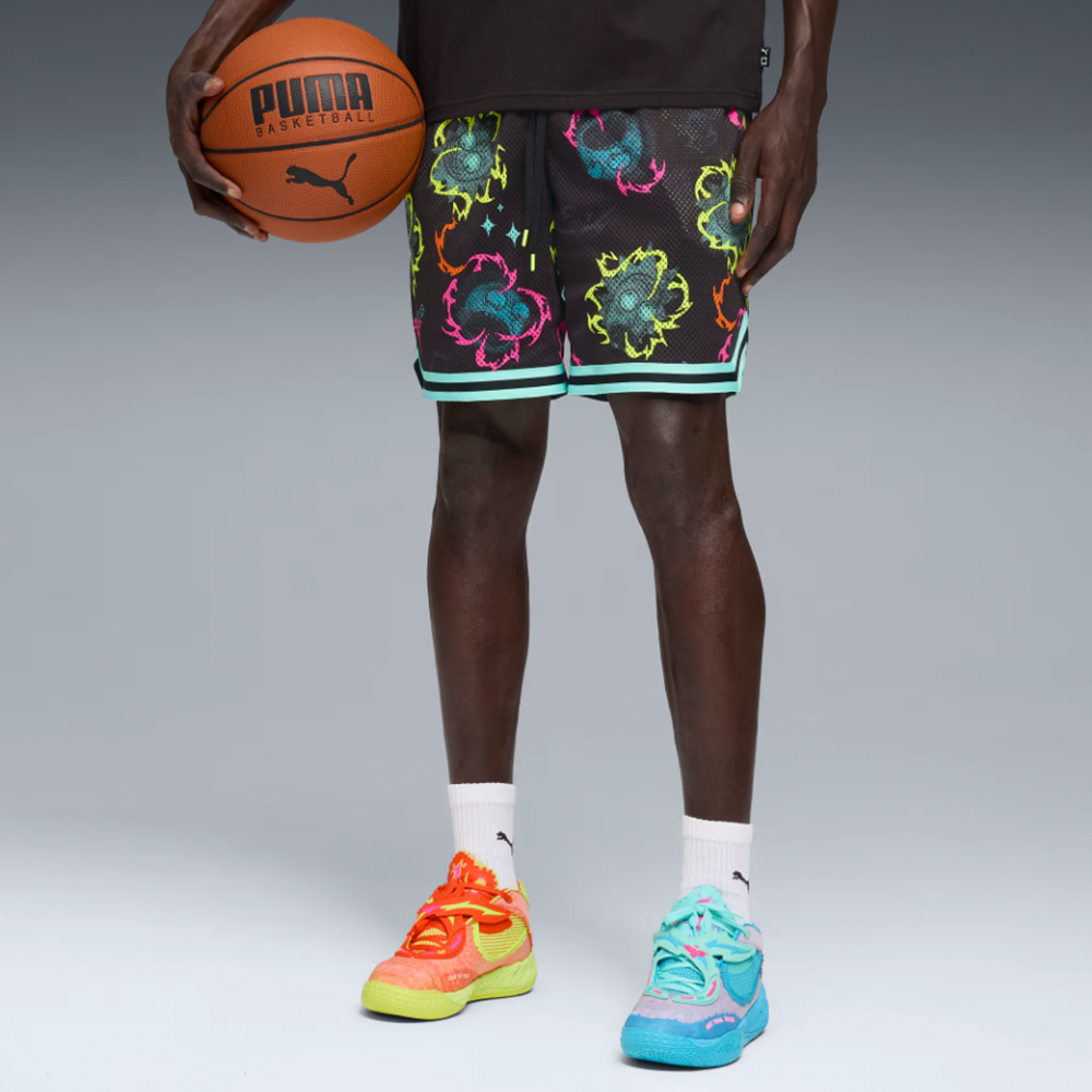 Puma Hoops x Rick and Morty AOP 5.5" Short