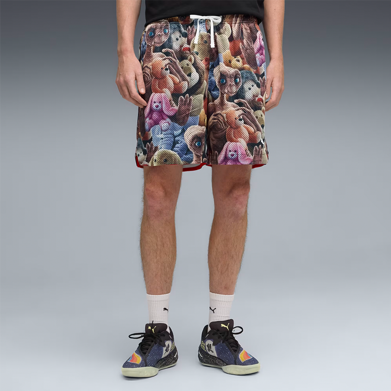 Puma Hoops x E.T. AOP Reversible Short 'Puma Black/AOP'