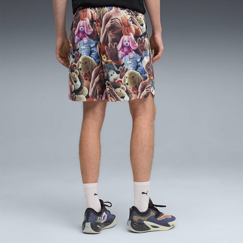 Puma Hoops x E.T. AOP Reversible Short 'Puma Black/AOP'