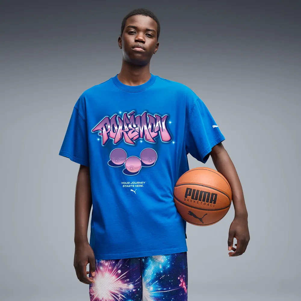 Puma Hoops x POKÉMON Oversized Tee Men 'Blue Royal'