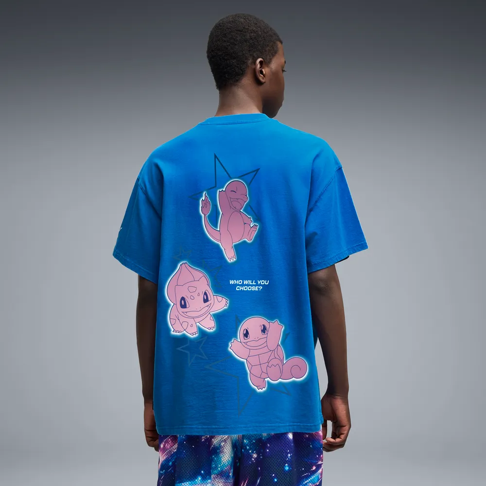 Puma Hoops x POKÉMON Oversized Tee Men 'Blue Royal'