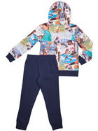 Jordan Brooklyn Fleece Baby Set 'Blue/Multi'