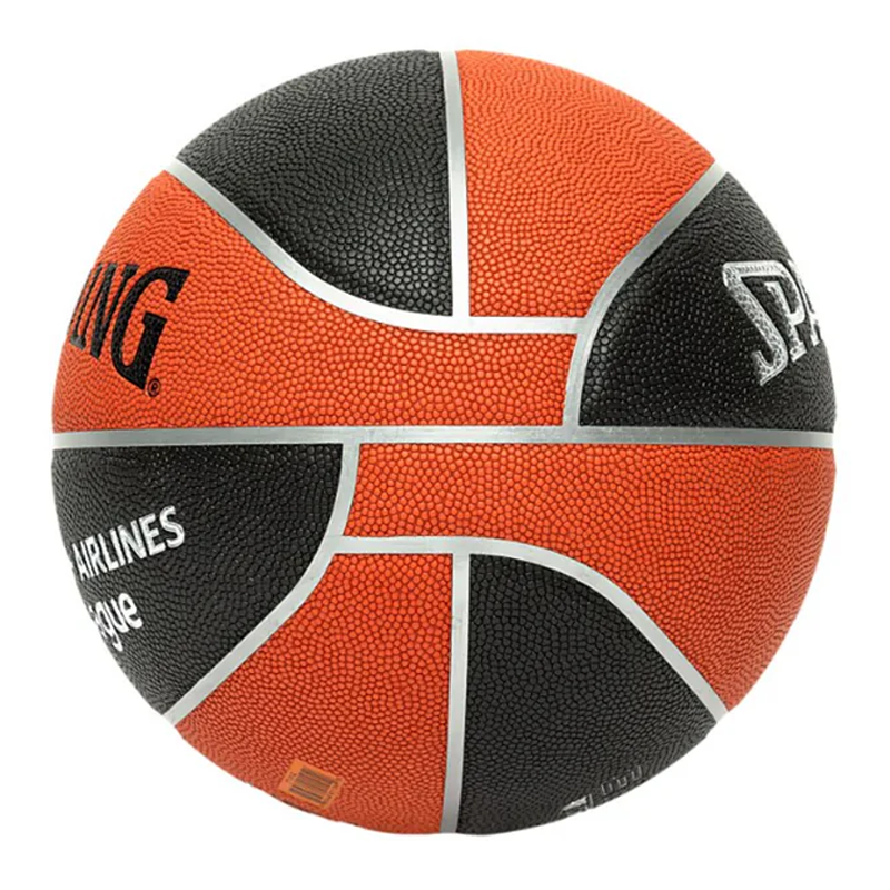 Spalding Euroleague Excel TF-500 Size 7 Composite Basketball 'Orange/Black/Silver'