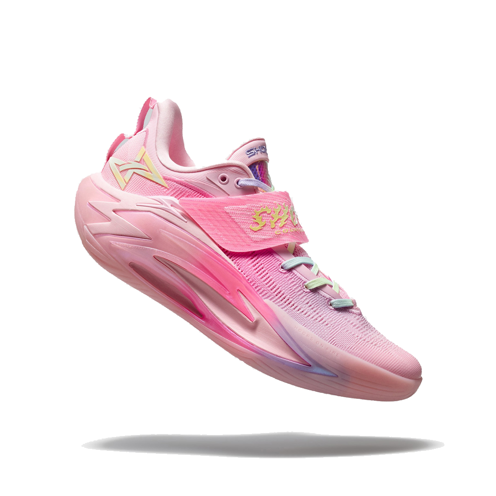 Anta Shock Wave 7 Pro Basketball Shoes 'Pink'