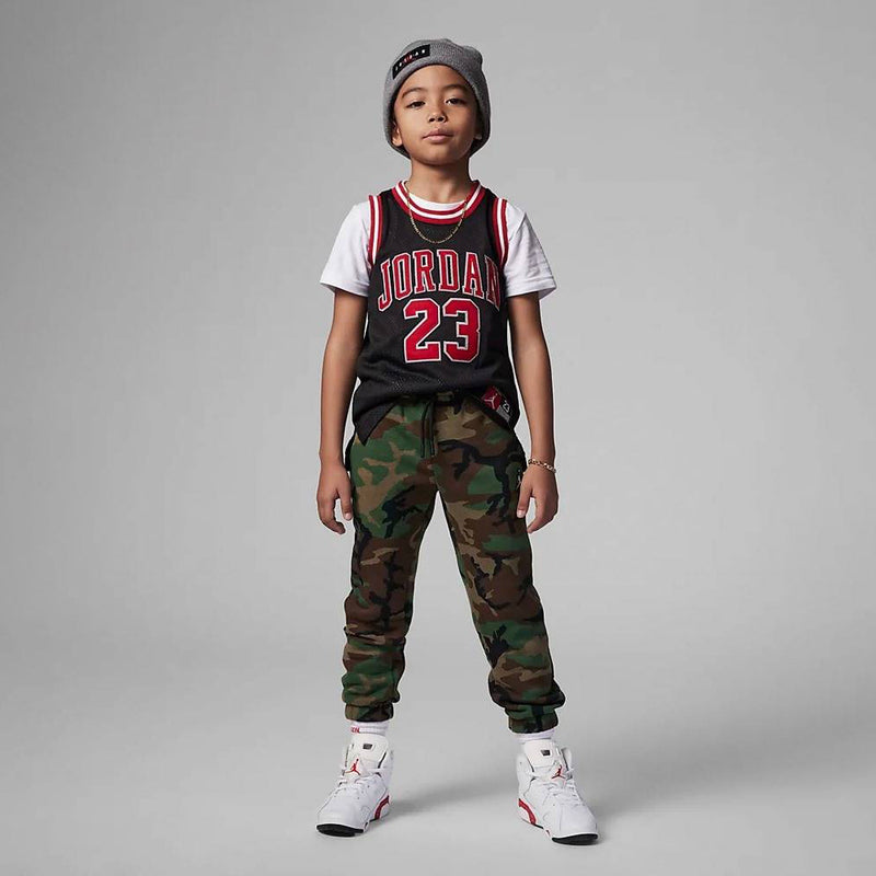 Air Jordan Little Boys 23 Jersey 'Black/Red'