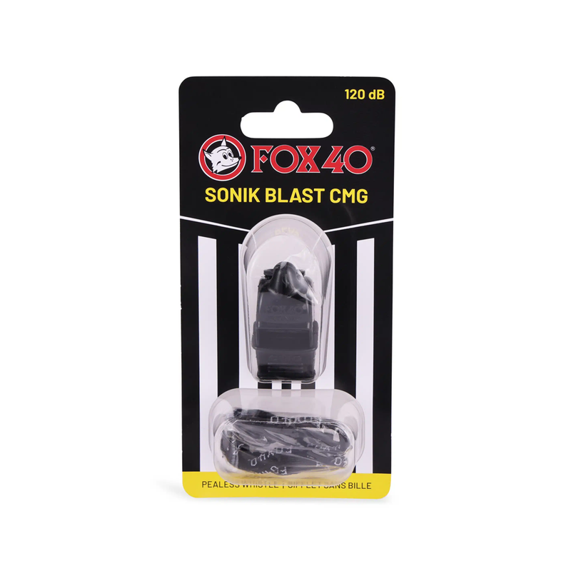 Referee Whistle FOX 40 Sonik Blast CMG 'Black'