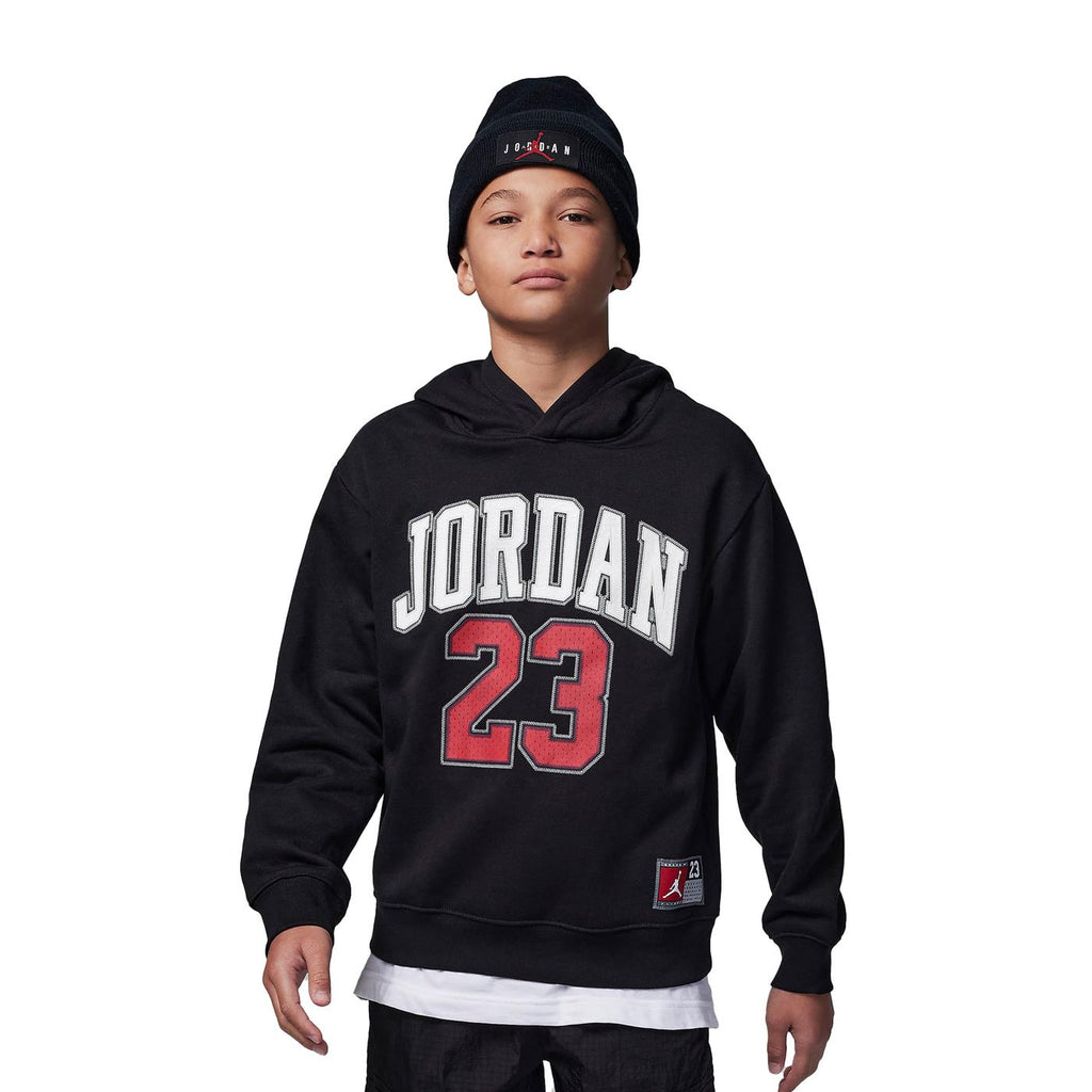 Jordan 23 HBR Fleece Kids Hoody 'Black'